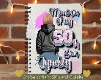 50th birthday gift for women, 50th present, personalised gift 50th gifts for her, 50th gift for sister, 50th gift for women, Personalised