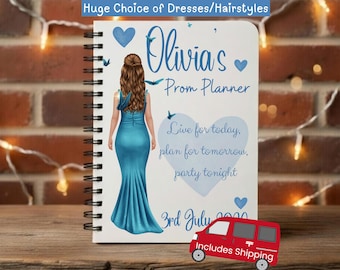 Prom Gifts for Her, Change Hair and Dress, Prom Keepsake, Prom Planner, Prom Night, Prom Planning Notebook, Personalised Prom Book
