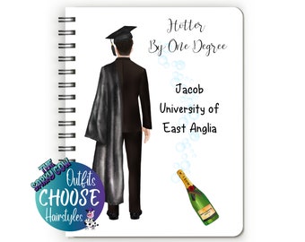 Personalised Graduation Gift for Him, Graduation Notebook Graduation, Son Graduation Gift, Grad Gift UK, Funny Graduation Gift for Him,