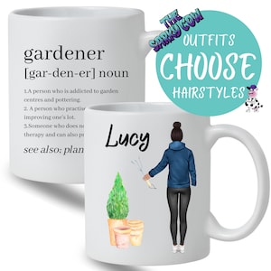 Women Gardening Gifts for Women, Gardeners Mug, Gardening Mug, Birthday Gifts for Gardeners, Gardening Presents, Garden Themed Gift uk