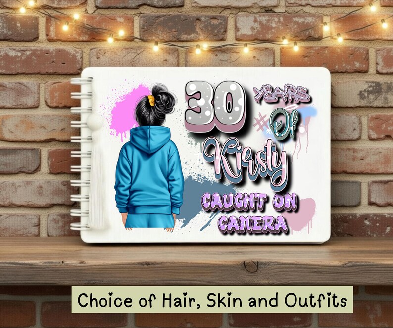 30th birthday gift for her, 30th Gift for Her, 30th Birthday Present for her, 30th Gift for Daughter, Birthday Journal, Birthday Memory Book image 3