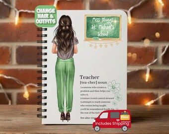 Teacher Gifts for Students, Teacher Journal, Teacher Planner, Teacher Thank You Gifts for Teacher, Teacher Stationery Set, Teacher Thank You