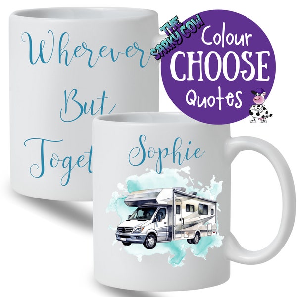 Motorhome Mug, Motorhome Gifts, Motorhome Accessories, Motorhome Cups, Personalised Motorhome Gifts, Campervan Gifts, Camping Mug, UK