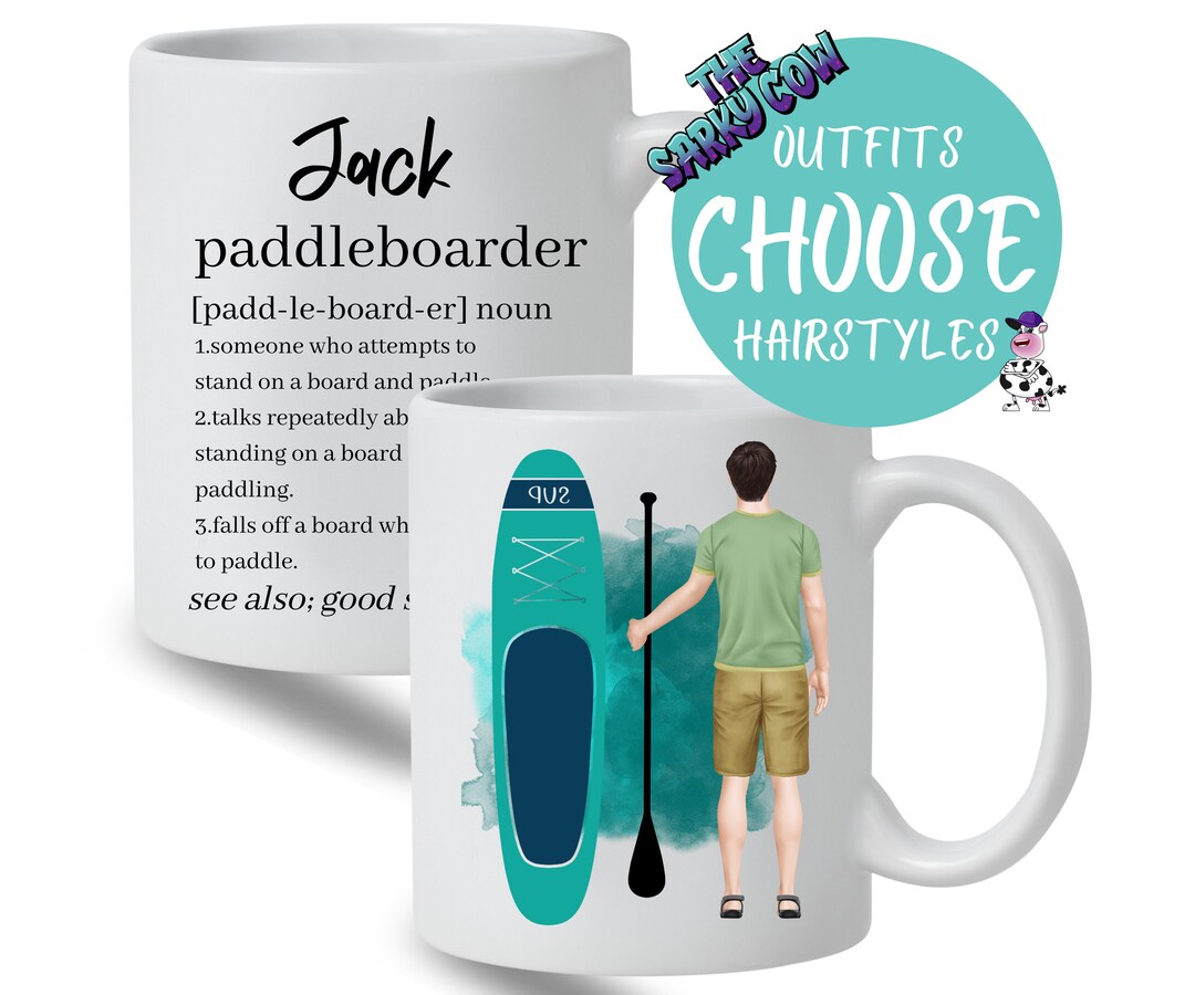 Paddleboard Gifts, Paddle Board Gifts, Paddleboard Mugs, Paddleboarding