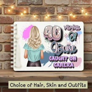 40th Birthday Gifts for Women, 40th Keepsake, 40th Gifts for Her, 40th Gifts for Friend, Personal Journal, 40th Presents for Women, immagine 3