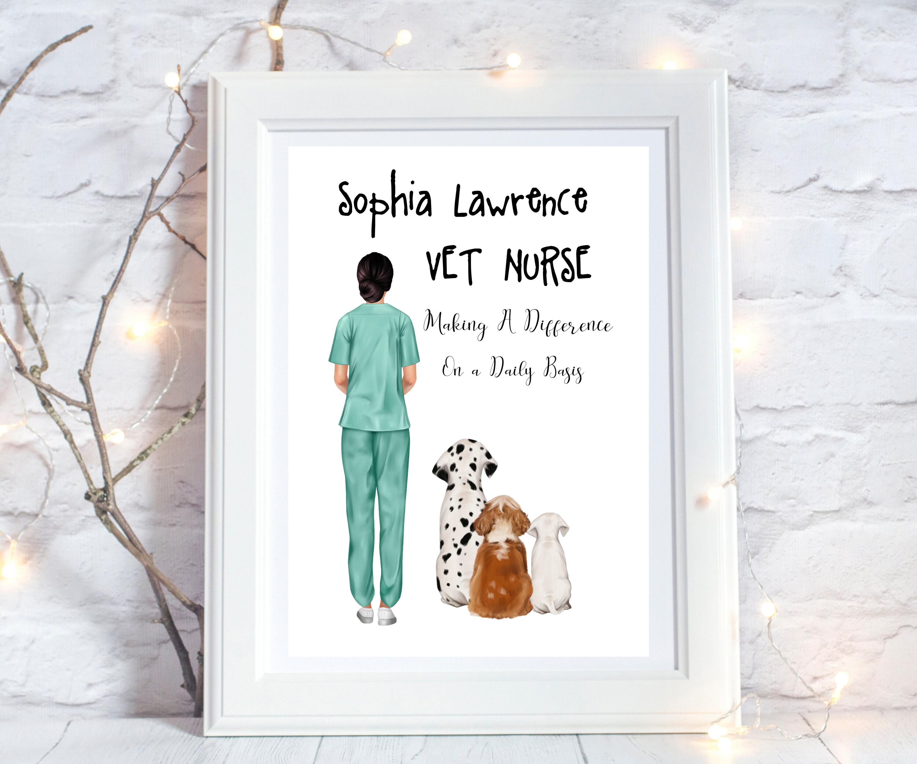 Vet nurse gift vet nurse print veterinary nurse gift vet Etsy