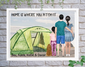 Gifts for Campers, Camping Gifts for Couples, Camping Print, Gifts for Camping Lovers, Camping Related Gifts, Camping Themed Gifts uk