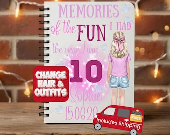10th birthday gift for her, 10th birthday gift for girls, 10th girl birthday, 10 year old presents, 10 year old girl birthday, personalised