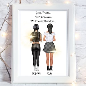 30th Birthday Gift for Her, Best friend print, Personalised best friend birthday presents, best friend gifts, best friend birthday gift, UK