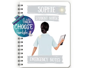 Student nurse gifts for student nurse notebook, Student Nurse Book, Student Nurse Journal, Student Nurse Notes, student nurse planner Custom