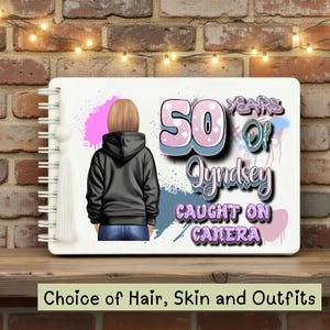 50th birthday gift for women, 50th present, personalised gift 50th gifts for her, 50th gift for sister, 50th gift for women, Personalised image 3
