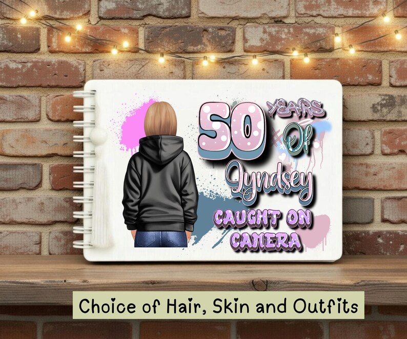 50th birthday gift for women, 50th present, personalised gift 50th gifts for her, 50th gift for sister, 50th gift for women, Personalised image 3
