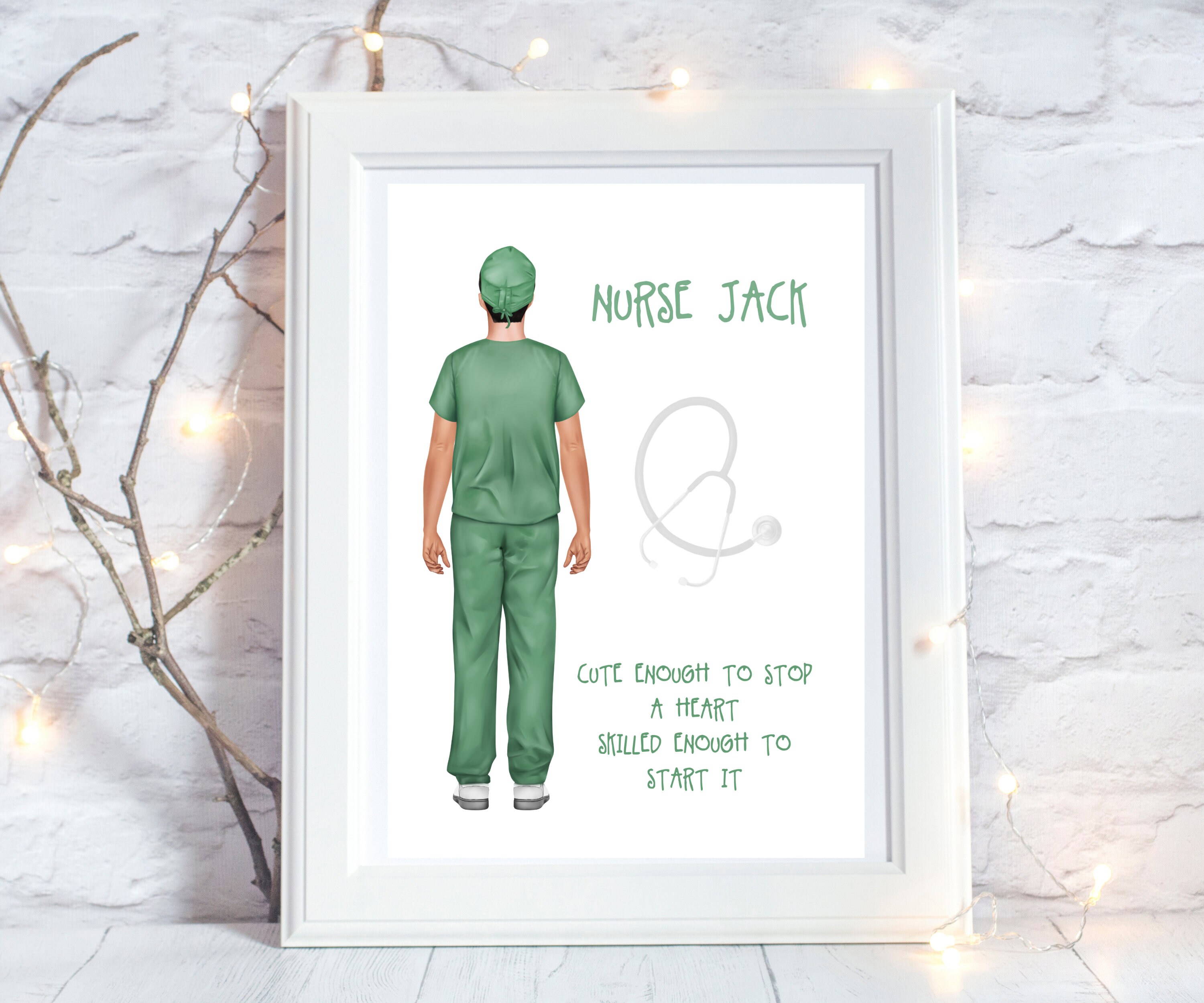 Personalised Male Nurse Gift for Male Nurse Graduation Gifts Etsy UK