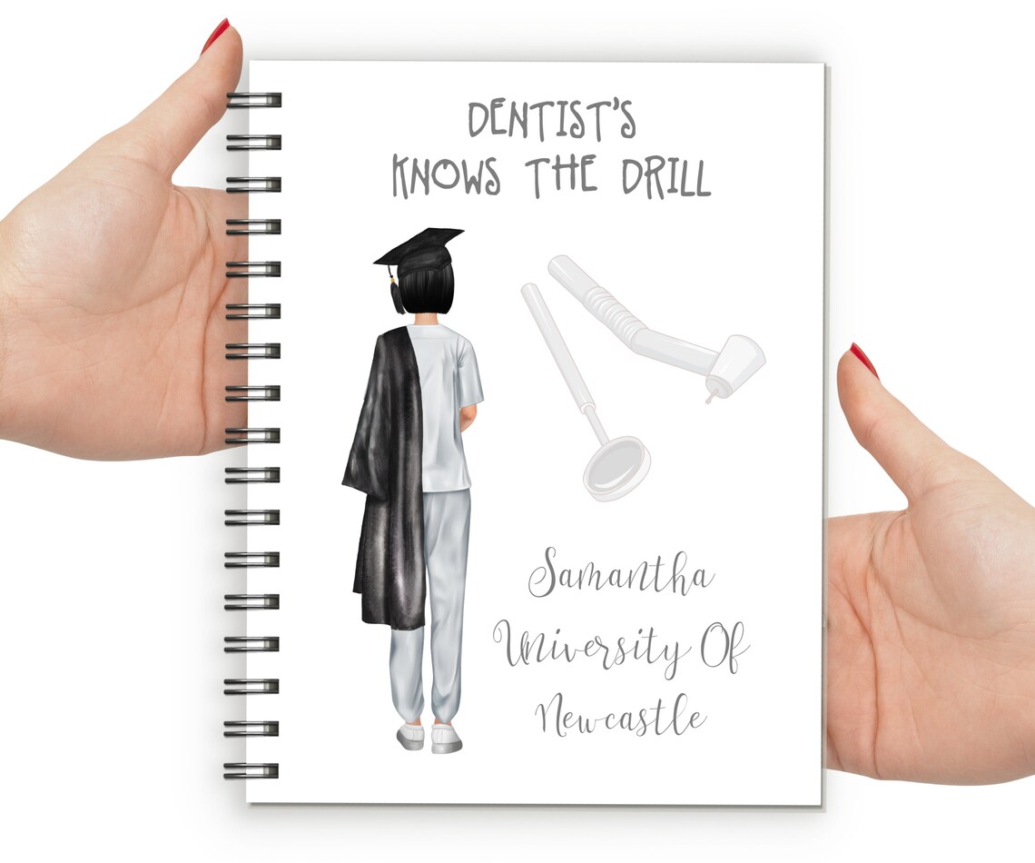 Personalised Journal for Dentist Graduation Gift for Dentist Etsy