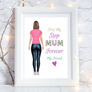 Birthday Gifts for Step Mum, Birthday Gifts for Stepmom, Step Mum Mothers Day Gift, Step Mum Gifts, Step Mum Presents, Step Mum Print, Uk