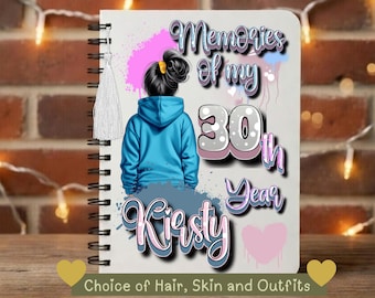 30th birthday gift for her, 30th Gift for Her, 30th Birthday Present for her, 30th Gift for Daughter, Birthday Journal, Birthday Memory Book