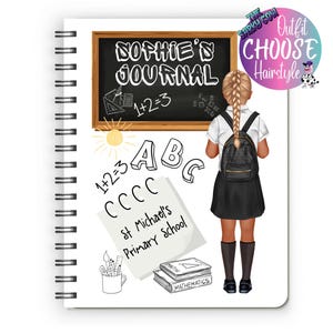 School Journal, School Notebook, School Notes, School Journey Book, My School Memories, School Memory Book, School Memories, School Years