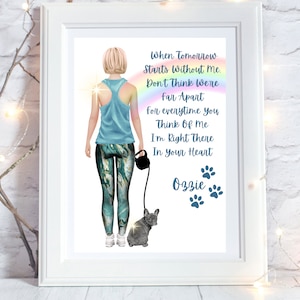Sympathy Pet Gift, Dog Memorial Print, Pet Bereavement Gift, Memorial Dog Print, Dog Memory Gift, Memorial for Pet Memorial Gift, UK