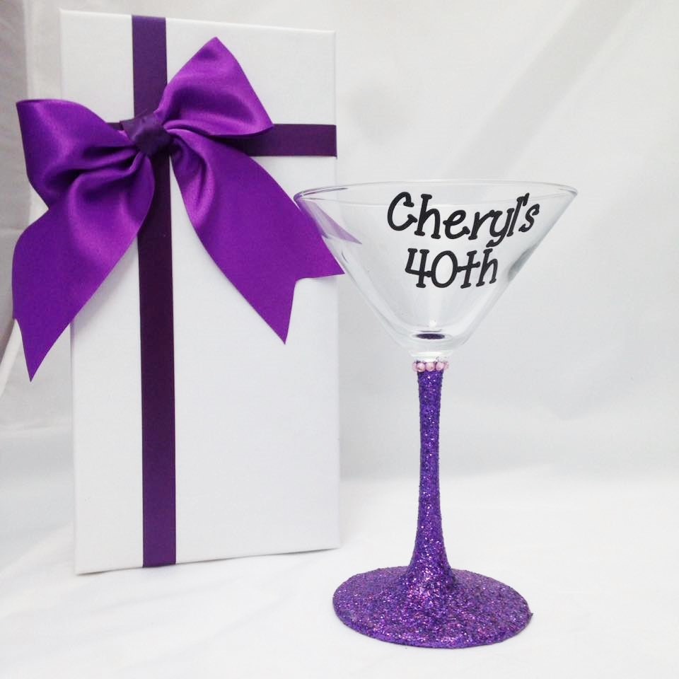 Personalised cocktail glass 30th birthday glass 30th Etsy