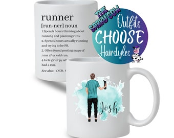 Gifts for Runner man, Runner Gifts, Runner Mug, Runner Birthday, Runner Gifts for men, Marathon Runner Gift, Marathon Runner Mug