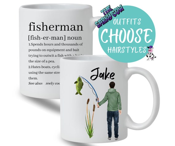 Gift for Fisherman Mug, Fisherman Gift, Gift for Fishing Lovers, Fishing  Gifts for Men, Fishing Mug Fishing Gifts for Boyfriend Personalised 