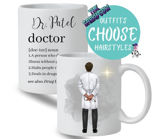 Personalised doctor gift for doctor, doctor mug, doctor graduation gift, doctor retirement gift,  doctor birthday gift, medical student gift
