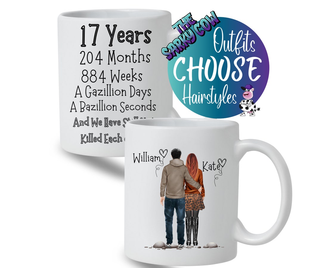 17th Wedding Anniversary Gift for Him, 17th Anniversary Gift for Her