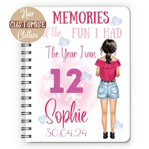 12th Birthday Girl Gift for 12 Year Old Girl Gifts for 12 Year Old,  12th Birthday Gift for Her, Birthday Present for Girls, Personalised uk
