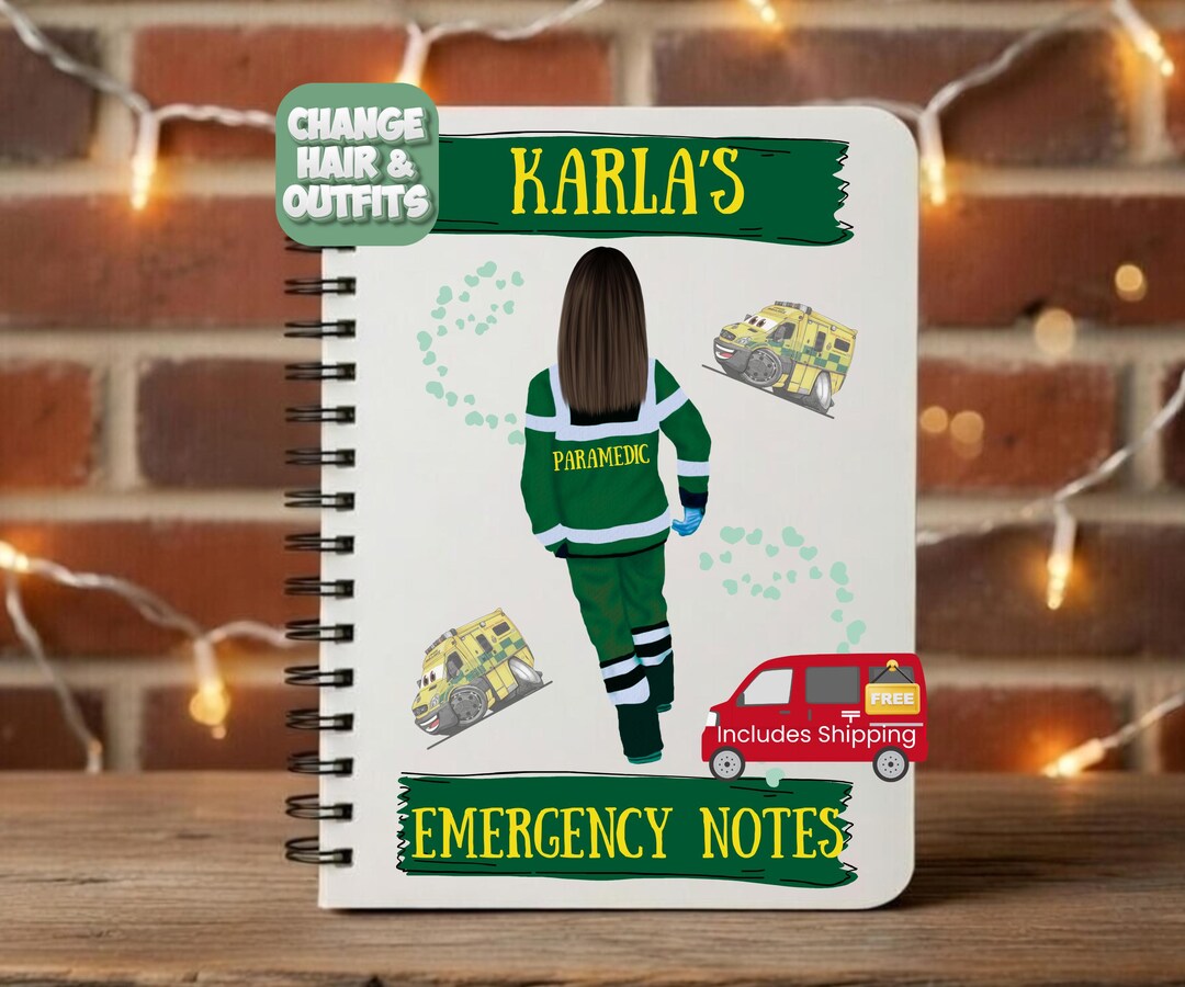 Paramedic Gifts, Paramedic Student Notes, Paramedic Notebook, Paramedic ...