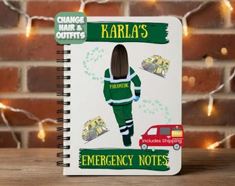 Paramedic Gifts, Paramedic Student Notes, Paramedic Notebook, Paramedic Note Pad, Paramedic Graduation Gifts, Paramedic Planner, Thank You