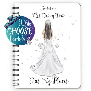 Personalised wedding planner personalised, bridal planning book, journal wedding, bride planner, wedding notebook, bridal planner, custom bild 15