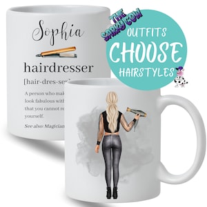 Personalised Gift For Hairdresser Gift, Hairdressing Gifts, Hairdressing Mug, Present for Hairdresser, Hair Stylist Gift, Salon Gifts UK