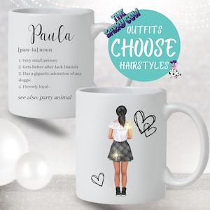 Name Definition Mug, Personalised Mug for Her, Mug for Friend, Birthday Gift for Woman, Birthday Gift for Girl, Mug for Her, Mug for Women