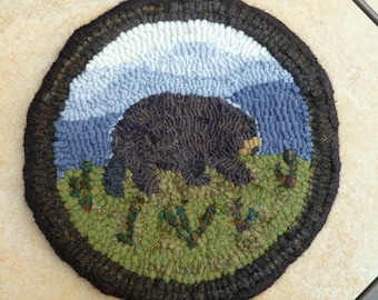 Bergbären-Teppich Hooking Kit