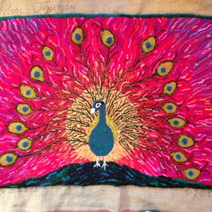 Peacock II Rug Hooking Pattern
