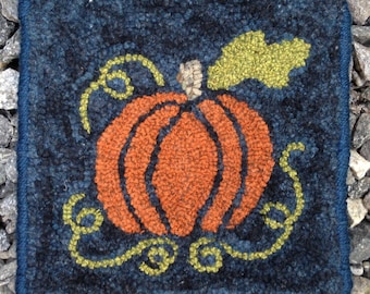 Evening Pumpkin Patch Rug Hooking Kit