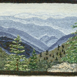 Long Range View Rug Hooking Pattern