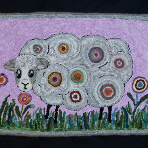 Ewe R What Ewe Eat Rug Hooking Pattern