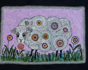 Ewe R What Ewe Eat Rug Hooking Pattern