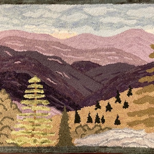 Long Range View Rug Hooking Pattern - Etsy
