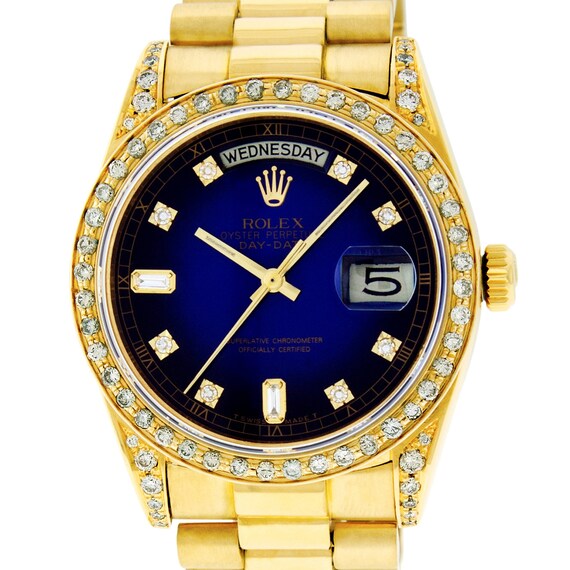 rolex watch men gold