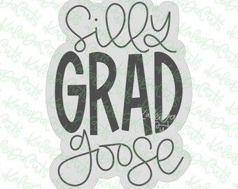 Silly Grad Goose Cookie Cutter