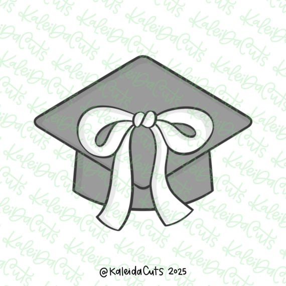 Coquette Grad Hat Cookie Cutter