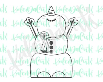 Happy Snowman Cookie Cutter