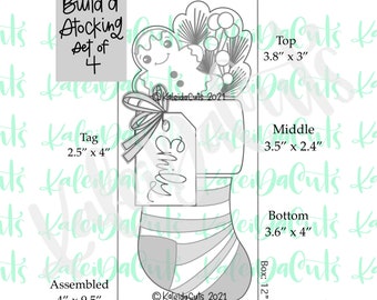 Build a Stocking Set of 4 Cookie Cutters