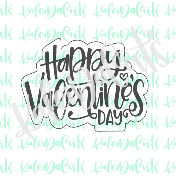 Cortador de galletas Feliz día de San Valentín