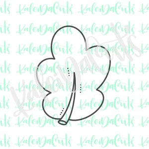 Falling Leaf Cookie Cutter