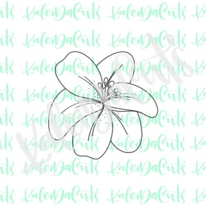Lily 2 Cookie Cutter