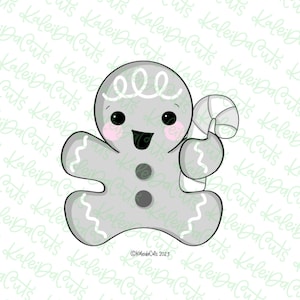 Ging Stack Candy Cane Cookie Cutter