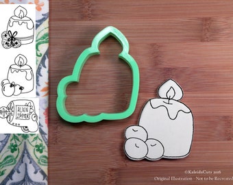 Christmas Candle Cookie Cutter